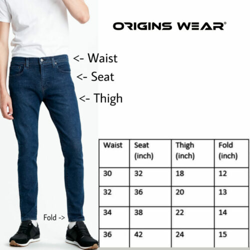 Size Charts » Origins Wear | New Printed Tshirt Best Price in Sri Lanka