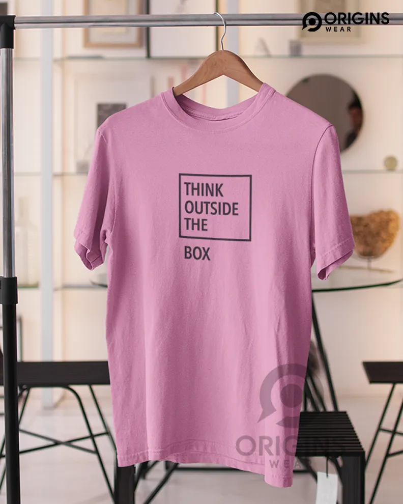 THINK Taffy Pink Colour Unisex Premium Cotton T-Shirt