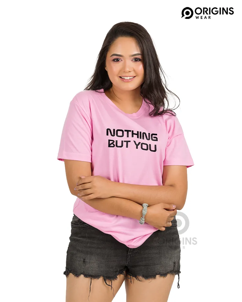 NOTHING Taffy Pink Colour Unisex Premium Cotton T-Shirt