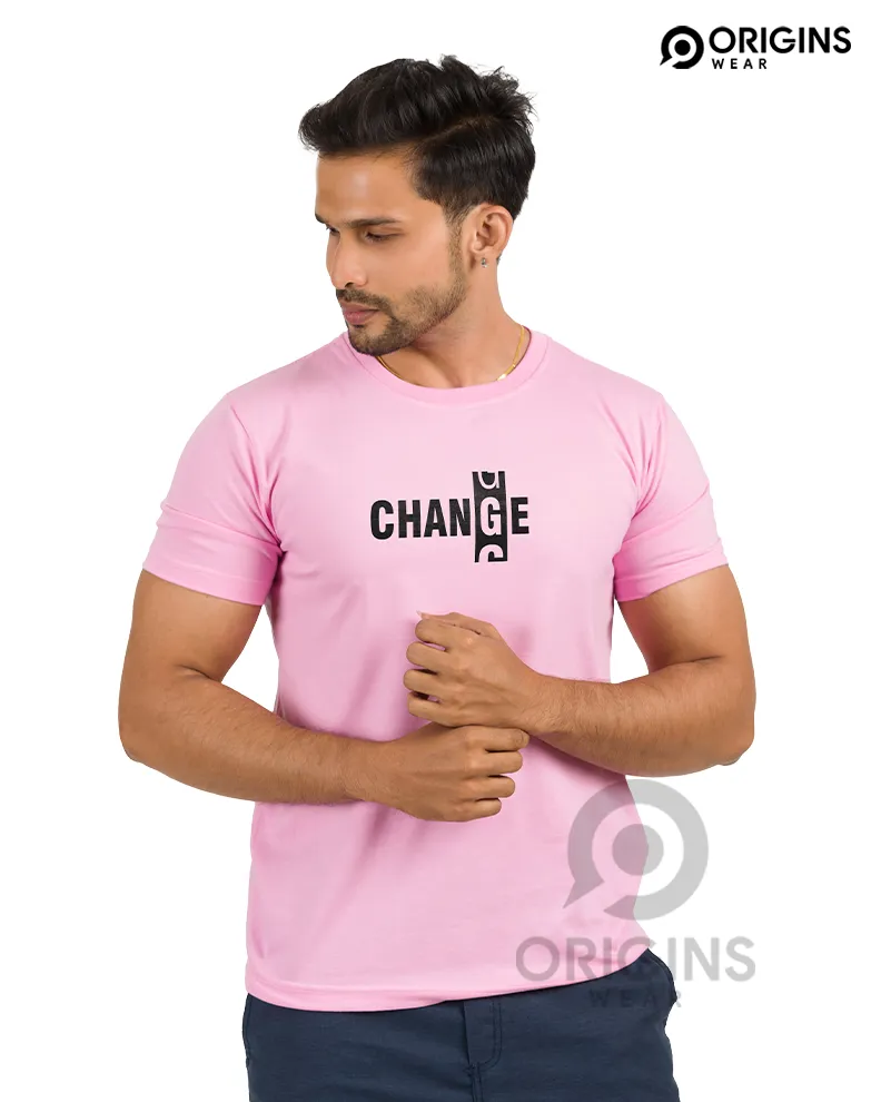 Change Taffy Pink Colour UniSex Premium Cotton T-Shirt