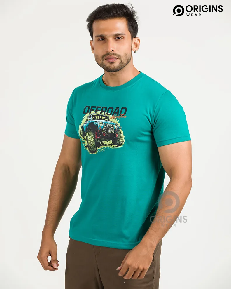 OFFROAD Damro Green Colour Men & Women Premium Cotton T-Shirt