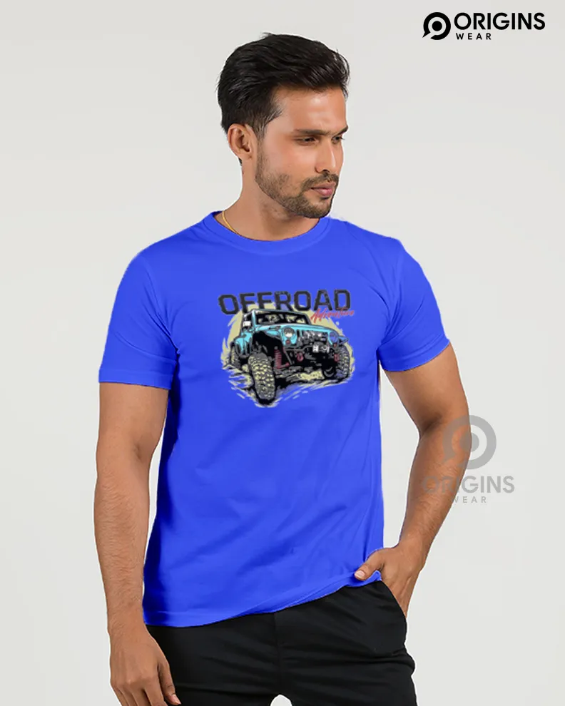 OFFROAD Royal Blue Colour Men & Women Premium Cotton T-Shirt