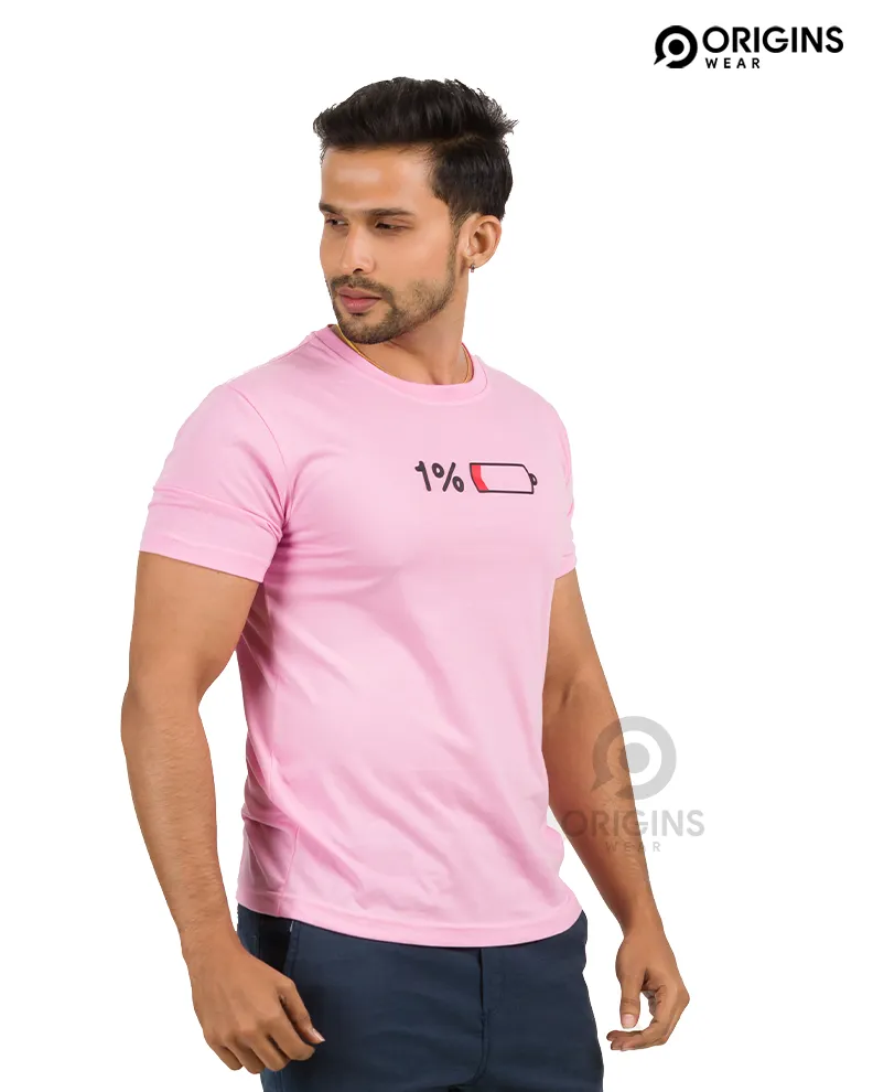 Low Bat Taffy Pink Colour Men & Women Premium Cotton T-Shirt