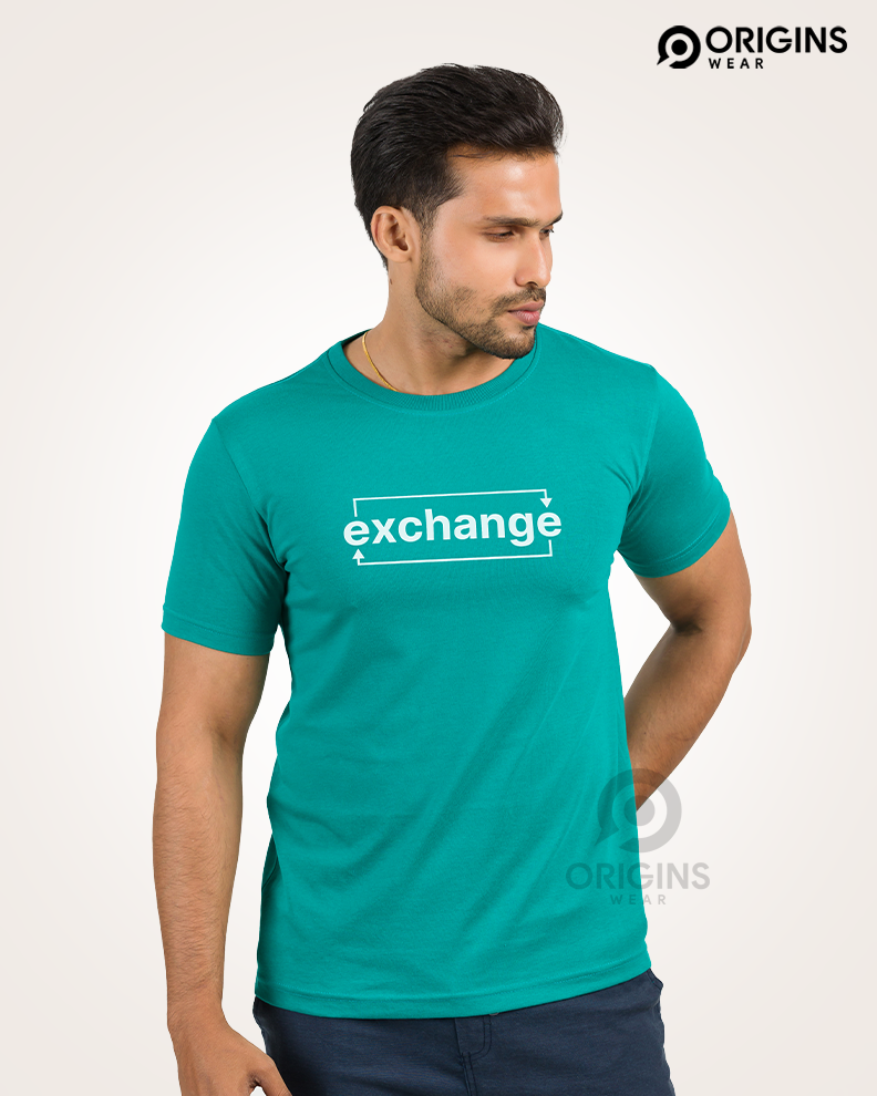 Exchange Style Damro Green Colour Men & Women Premium Cotton T-Shirt