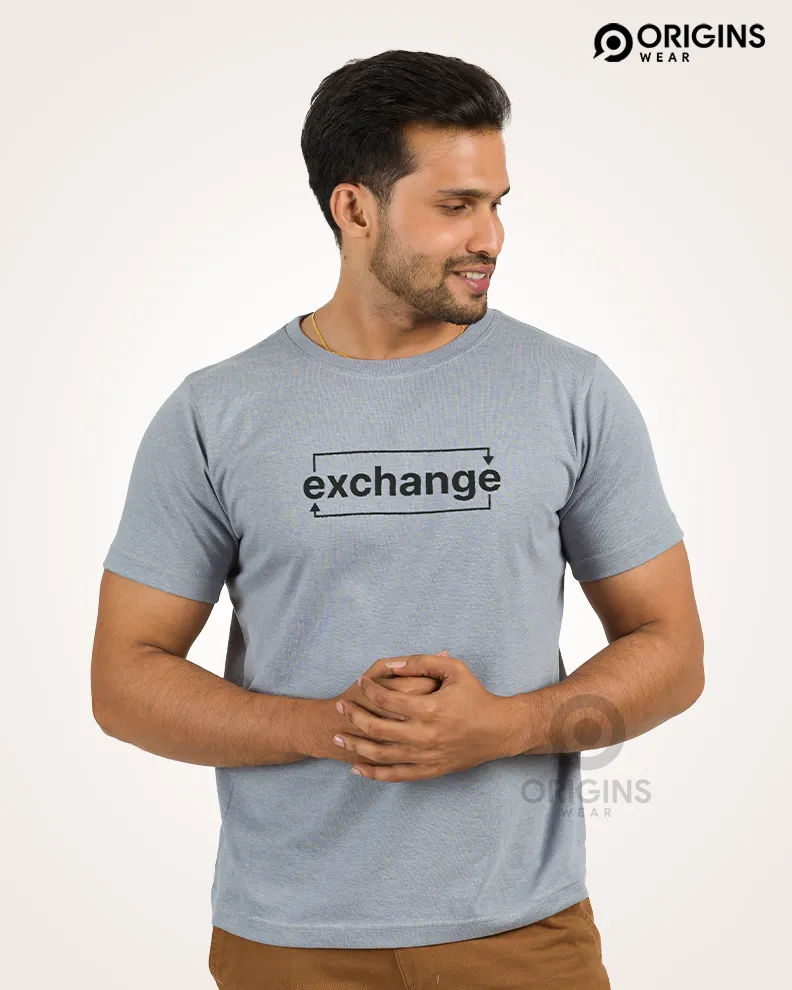 Exchange Style Light Ash Colour Men & Women Premium Cotton T-Shirt