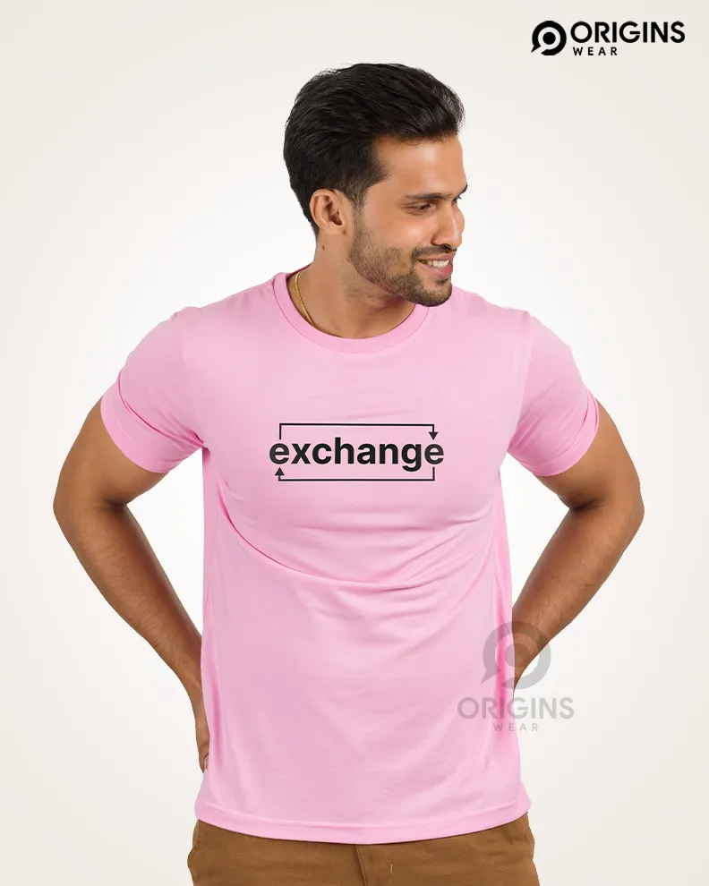 Exchange Style Taffy Pink Colour Men & Women Premium Cotton T-Shirt