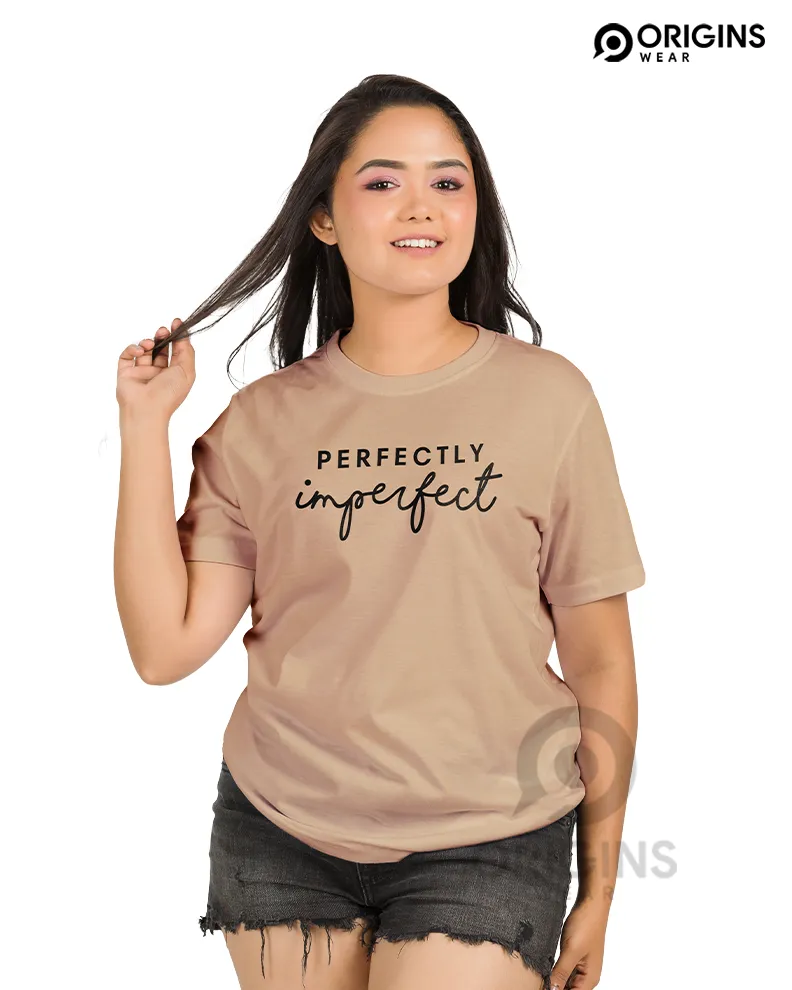 Perfectly Beige Colour Mens & Women Premium Cotton T-Shirt