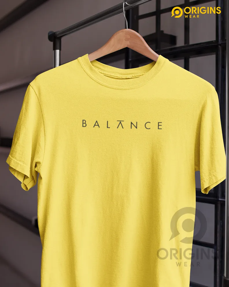 Small Printed Lemon Yellow Colour Mens & Women Premium Cotton T-Shirt