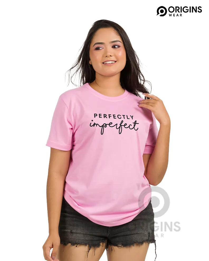 Perfectly Taffy Pink Colour Mens & Women Premium Cotton T-Shirt