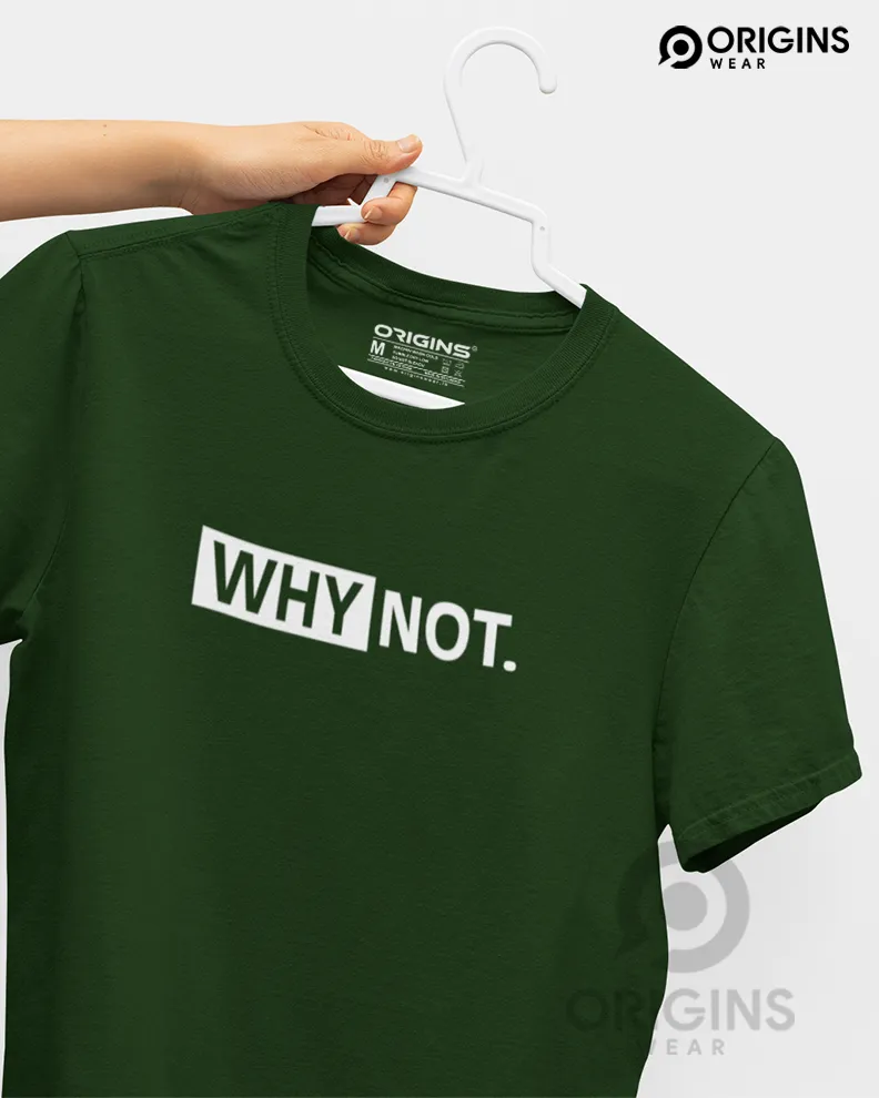 WHY-NOT Amry Green Men & Women Premium Cotton T-Shirt