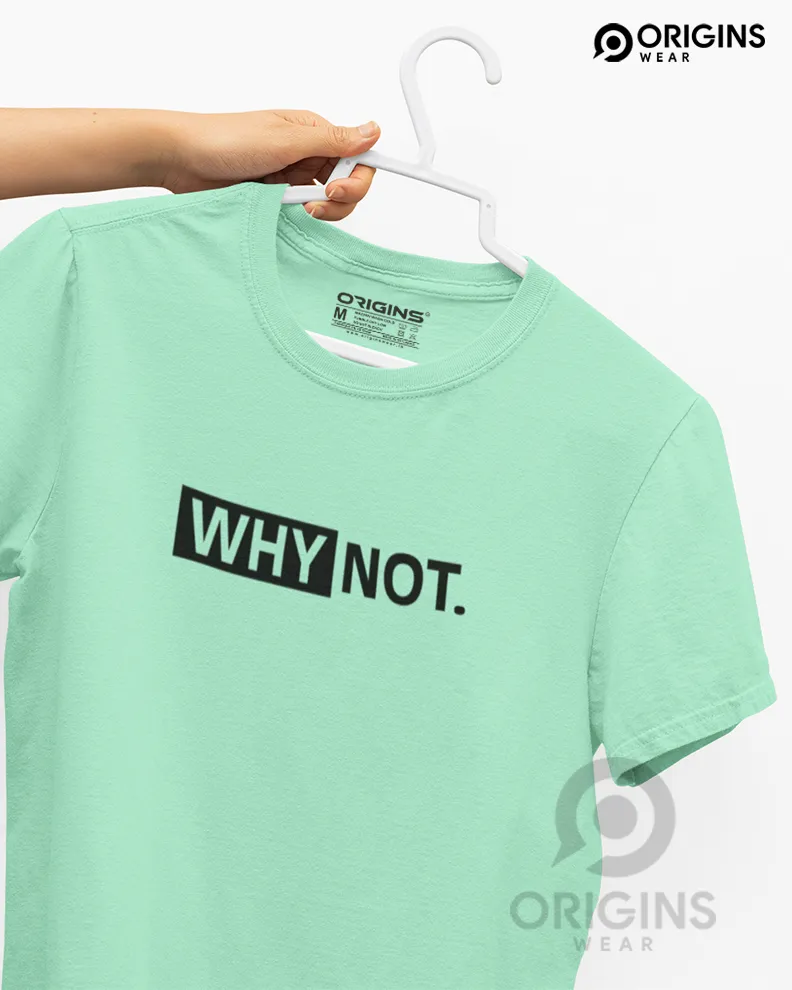 WHY-NOT Summer Mint Men & Women Premium Cotton T-Shirt