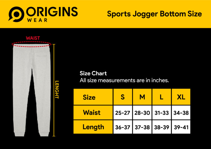 ORIGINS WEAR | Sports Jogger Bottom Unisex