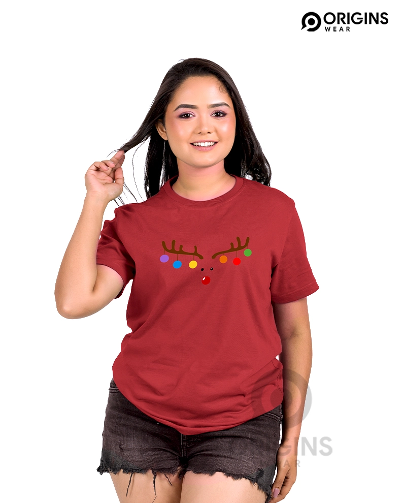 Reindeer Brick Unisex Premium Cotton T -Shirt