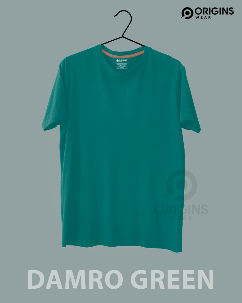 Damro Green Cotton T Shirt