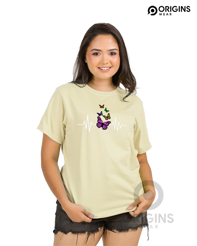 Butterfly Ivory Unisex Premium Cotton T-Shirt